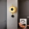 Wall Lamps Modern Led Antique Bathroom Lighting Kitchen Decor Living Room Sets Penteadeira Camarim Bed Head Lamp Wooden Pulley