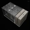 Jewelry Pouches 5 Drawer Storage Box Transparent Multiple Use Method Earring Cabinet For Bedroom Store Display