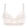 Reggiseni C D E Big Size 2024 Reggiseno da donna Bralette Reggiseno in puro cotone ultrasottile Scava fuori la biancheria intima di pizzo sexy Plus 75-105