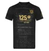 24 25 Eintracht Frankfurt 125 Ano Aniversário Kit DFB POKAL FINAL Kit Futebol Jerseys 2024 2025 RODE ACHE Camisa de Futebol Uniforme 125º Ouro Preto