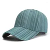 Casquettes de baseball Printemps Casquette de baseball Femmes Stripe Tie-dye Coton Sport de plein air Hommes Chapeau de camionneur Snapback Hip Hop Chapeaux Gorras Hombre CP114