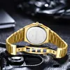 Nibosi Simple Personalized Diamond Gold Watch Simple Gold Mens Watch Student Quartz Watch Shop