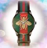 Famoso ape gatto serpente tigre quadrante moda di lusso diamanti di cristallo orologi da uomo quarzo da donna quadrante grande orologio da donna automatico data orologio da polso presidenziale