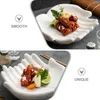 Set di stoviglie Piatto da portata Soggiorno Portaoggetti per sushi Espositore per piatti freddi Vassoio per piatti freddi Doppio strato Sweet Spot Servire ceramica giapponese