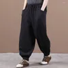 Pantalon Harlan épais et surdimensionné pour femmes, jambes amples coréennes, décontracté, amincissant, collection automne et hiver 2024