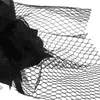 Bandanas Hair Accessories For Women Prom Mini Top Hat Clip Fascinator Black Headband Women's