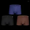 Cuecas pretas masculinas homens algodão roupa interior boxers shorts homme macio sexy boxershorts boxer sexyn5