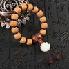 Strand Tibetan Fengyan Bodhi Beads Single Circle Bracelet Original Match Golden Silk Bamboo