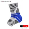 Supporto per caviglia KoKossi 1 pezzo Protezione di compressione in silicone elastico Fitness Gel di silice Tutore Tutore Basket Calcio