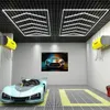 Özelleştirilmiş Ok Tasarımı DIY Montajlı Otomobil Showroom Atölyesi Geçiş Yayını LED Işığı Sınırla Detaylandırıyor