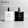 China Manufacturer Empty Black White Glass 100ml New Brand Perfume In Empty Perfume Bottles