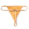 Dames slipje Aangepaste RVS Letters Thong Vrouwen Sexy T-Back G-string Thongs Lage Taille Bikini Ondergoed Onderbroek Lingerie