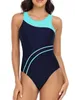 2023 Vintage Swimsuit Women Racing Swimwear Female Sexy Sports Bodysuit Bathers Bathing Swimming Suit Summer Beachwear 240219