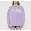 2024 AB Designer Mode Lâche Pull Sweat Femmes Casual Lettre imprimée BING Pull à manches longues 668rrr