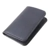 Wallets Soft Men Wallet Solid Color Pu Leather Lychee Pattern Mini Coin Purse Driver's License Card Holder 2024