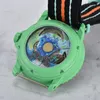 Nuovo orologio alla moda Orologio di alta qualità Ceramica vegetale innovativa Orologio subacqueo Larghezza 42 mm Cinturino in tela Cinque colori tra cui scegliere