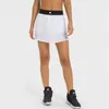 AL Yoga Match Point Tennis Skirt Anti Glare Mini Varsity Skirt Quick Drying Breathable Sport Shorts Weekend Jogging Sweatpants Built Ins with Pocket