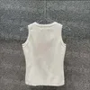 Literę kobiety singlet tops tops luksusowe designerki singlety seksowne singlety bez rękawów