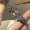 bracelet de concepteur de bracelet à ongles constant de Frédérique pour femmes bijoux de luxe Freds diamant complet en titane