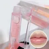 Dudak Parlatıcı 1pc Glitter Lipgloss Parlak Ayna Sırını Tutucu Yağ Nemlendirici Şeffaf Sıvı Ruj Koreli Makyaj Kozmetikleri