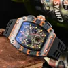 2023 Nuovi OROLOGI al quarzo multifunzionali con elemento intergrain automatico a 6 pin, orologio con secondo calendario