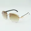 عدسة محفورة 4189706-A Sunglasses Fashion Sunshade Natural Buffalo Horn Horn Grassle Lens Sicay 3.0 Size 18-140mm