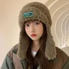 Berretti Berretti in pelliccia sintetica Simpatico peluche invernale caldo cappello da cacciatore berretti da donna