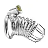 Stainless Steel Male Metal Chastity Cage Penis Ring Mesh CB Lock Chastity Belt Sissy Penis Bondage Adult Sex Toys For Man