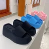 Sandaler 2024 Lady Women High Heels Shoes Slippers Sandalias Loafers Designer Satin Flats Platform Slide Sandal Mules