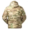 Jachtjassen Merk Winterparka Mannen Militaire camouflagekleding Lente Warme thermische herenjas met capuchon Lichtgewicht