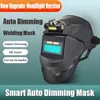 PC Welding Masks Automatic Variable Light Adjustment Large View Auto Darkening Welding Facemask for Arc Welding Grinding Cutting