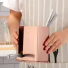 Kitchen Storage Stainless Steel Chopsticks Tube Spoon Fork Box Cutlery Drain Holder Household Utensils Organizer Tool