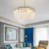 Crystal Chandelier Loft Living Room Hanging Lamp for Ceiling European Style Pendant Light BedRoom Lustre Home Decorations