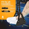 Camp Furniture Adjustable Foot Hammock For Travel Car Airplane Rest Office Hanging Simple Leg Support Pad