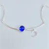 Bracelets de charme Tendance Fantastique Cristal Bleu Zircon Pierres Boho Bracelet Lune Femmes Mode 2024