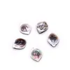 Charms Natural Black Shell Pendants Petals Shape For Jewelry Making DIY Necklace Earrings Handmade Fashion Accessories