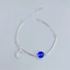 Bracelets de charme Tendance Fantastique Cristal Bleu Zircon Pierres Boho Bracelet Lune Femmes Mode 2024