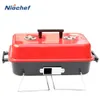 Draagbare BBQ-kachelgrill Opvouwbare houtskool Roestvrijstalen barbecuenet Outdoor Camping Koken Picknickgereedschap 240223