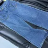 Designer Jeans 2024 New Spring Summer Fashion Flare Panelled Brand Same Style Pants Luxury Women's Clothing 0225-7