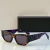 Designer de moda óculos de sol poligonais feminino luxuoso armação retangular óculos de sol lentes de alta qualidade pernas grandes com caixa de embalagem de nível superior SPRA01S