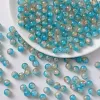 Perles de 10 mm pour bracelets, colliers, boucles d'oreilles, fournitures de fabrication de bijoux, cristal rond, couleur bleue, kit de perles en verre pour adultes et enfants, bricolage, artisanat, vente en gros