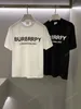 Burry T Shirt Erkek Tasarımcı Tshirt Yaz İngiltere lüks kısa kollu üstler tees moda yüksek kaliteli ağır hizmet tişörtleri erkek pamuk tişört