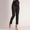 Women's Pants Pregnant Women Lift Over Bump Soft Full Ankle Length Solid Maternity Pregnancy Trouser Elastic Work Gift Support Office
