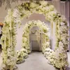 Espositore per composizioni floreali di grandi dimensioni in oro lucido, prato all'aperto, matrimonio, arco floreale, battesimo, festa di compleanno, ornamenti