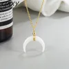 Pendant Necklaces France Shell Moon For Women Temperament Accessory Fairy Choker Clavicle Chain Ie Party Jewelry