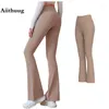 Active Pants Aiithuug Bootcut Yoga Flare Leggings Workout Bell Bottom Jazz Dress Work Lounge Bell-Bad By