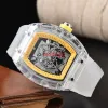Luxury Men's Watch Sapphire Mirror Top Designer High Quality Datejust 47mm Quartz Watch Lysande gummiband Vattentät sport Montre Luxe Watches