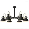 Pendant Lamps Led Fixtures Residential Round Lamp Iron Cord Holder Decorative Hanging Light Luminaria De Mesa Luxury Designer