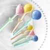 Spoons Cute Flower Spoon Ice Cream Dessert Ceramic Korean Long Handled Kitchen Tableware Accessories