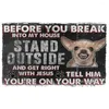 Carpets CLOOCL Animal Doormat 3D Pattern Boxer Before You Broke Into My House Printed For Bedroom Toilet Non-slip Kitchen Mats